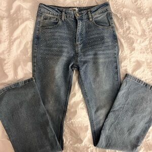 Urban Behavior light blue bootcut jeans